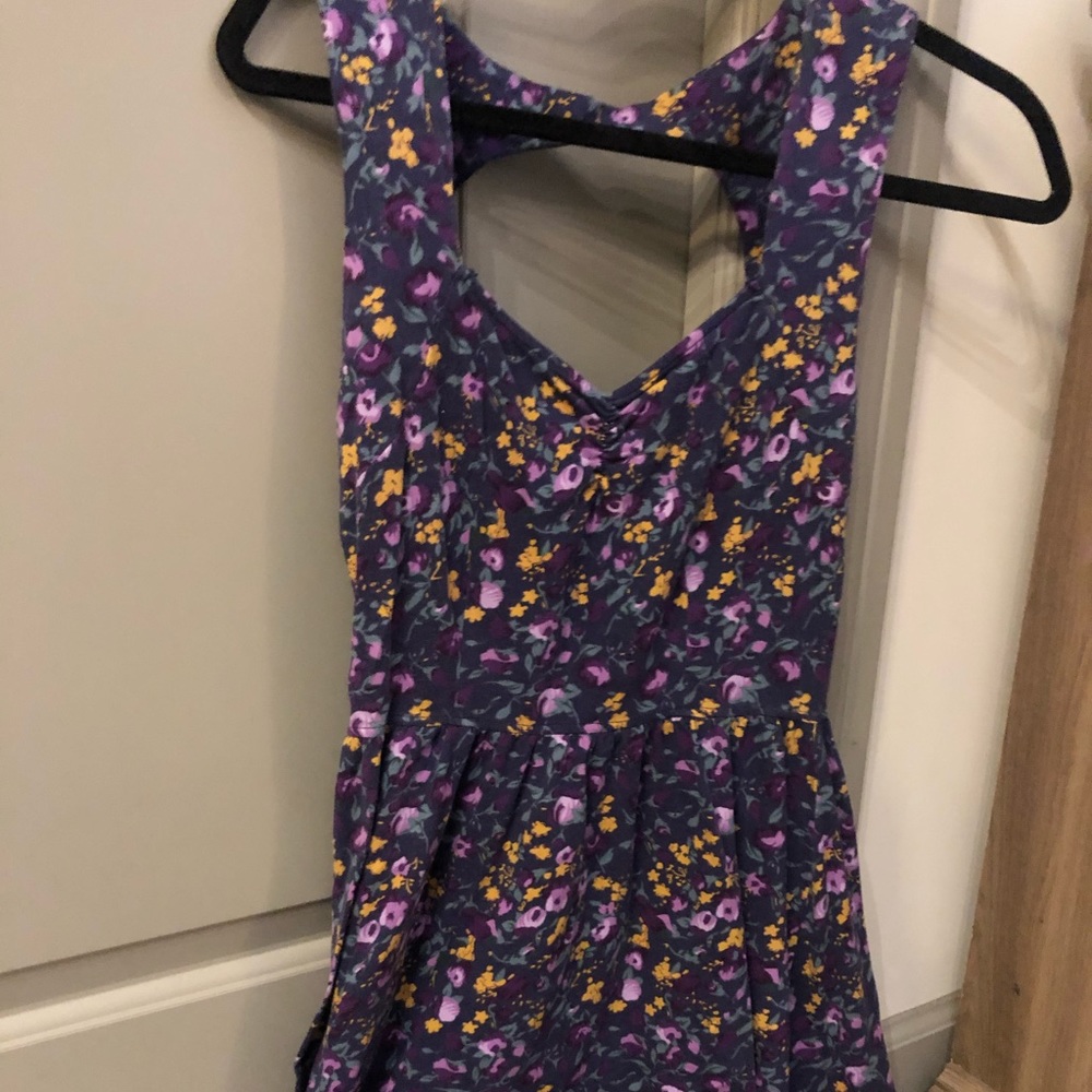 Floral mini skater dress